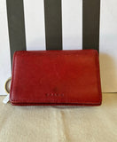 Vintage Red Coach Leather Wallet