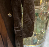 Vintage Brown Sweden Suede Women's Jacket