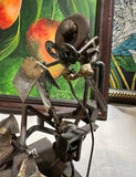 Joesph Romano "The Attorney" Copper and Brass Sculpture, Signed by Artist
