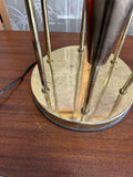 Mid-Century Modern Brass 6-Light Standing Table Lamp