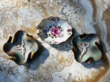 Mid Century Modern Ceramic Ashtray Collection- Set of 3