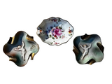 Mid Century Modern Ceramic Ashtray Collection- Set of 3