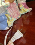 Nursery/Kids Room Bunny Ceramic Vintage Lamp