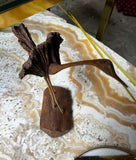 Beautiful Hand Made Driftwood Bird Sculpture