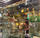 1970s Gorgeous Extra Large Glass Light Up Chanel Display Cabinet
