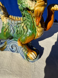 Asian Style Ceramic Foo Dog Sculpture