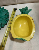 Pineapple Pair Serving Bowl and Platter