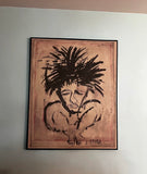 Resting by Abdoul Kader Boly, Framed