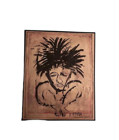 Resting by Abdoul Kader Boly, Framed