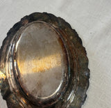 Pair of Silver Oval Decorative Trays