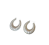 80s Pair of Sterling Silver Earrings