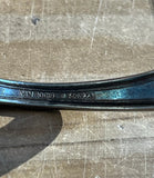 Small Vintage Roger and Sonaa Silver Wrist Cuff With Stone