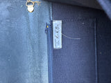Hand Made Navy Blue Beaded La Regale Purse