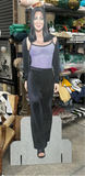 Oversized Wooden Painted Cutout of Cher