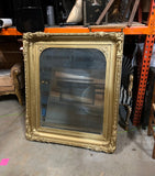 1970s Large and Heavy Ornate, Beveled French Mirror