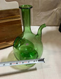 Mid-Century Green Glass, Decanter