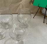 Collection of Simple Cognac Glasses- Set of 8
