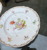Collection of Saxonia German Floral Plates- Set of 5