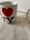 Pair of "I Heart New York" Mugs