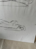 Contemporary Nudist Drawing With Posed Women