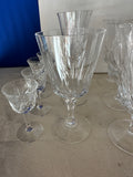 Collection of Elegant Crystal Glasses- Set of 27