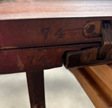 Foldable Wooden Latched Table