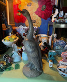 1970s Standing Brown Goose Sculpture