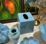 Instant Collection of Blue Ceramic Decorative Pieces- Set of 9