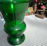 Large Green Glass Vase