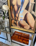 Flat Tortoiseshell Desk Organizer