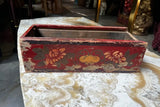 Vintage Hand Painted Detailed Wooden Box