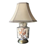 1970s Collected Seashells Nautical Table Lamp