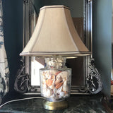 1970s Collected Seashells Nautical Table Lamp
