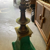 1970s Green Malachite Colored Lamp