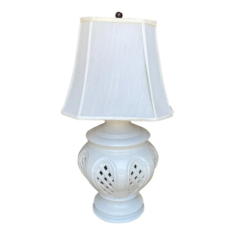 1970s Handmade Blanc De Chine Table Lamp