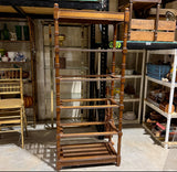 Bamboo Bookcase With Glass Details