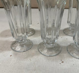 Collection of Glass Ice Cream Sundae Style Glasses- Set of 8