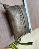 Vintage Brass Pillow Purse Box