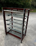Vintage Polo Ralph Lauren Display Store Shelf on Wheels