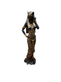 Black and Gold Egyptian Woman Figure