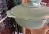 Sage Green Serving Dish With Matching Lid
