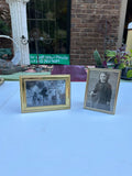 Pair of Vintage Framed Black and White Photos