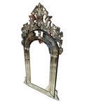 Large Vintage Venetian Etched Wall Mirror