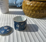 Small Ceramic Asian Catchall With Matching Lid