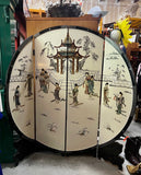 Round Asian Coromandel Screen