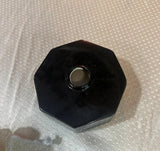 Black and White Ceramic Perfume Dispenser With Floral Details