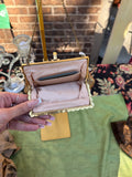 Small Gold Metal Fancy Hand Bag
