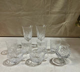 Collection of Detailed Champagne Glasses, Mugs, Etc- Set of 9