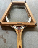 Collection of Vintage Miscellaneous Wooden Tennis Rackets With Guards