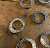 Collection of Heavy Silver Napkin Rings- Set of 11